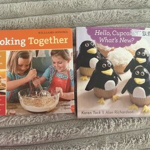 Williams Sonoma Cooking Together and Hello, Cupcake! Cookbooks